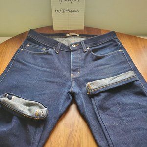 Naked and Famous Denim Broken Elephant6 Jeans  | Very Good | US 33 Weird Guy Fit